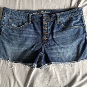 Universal Thread Women's Dark Blue Jean Shorts